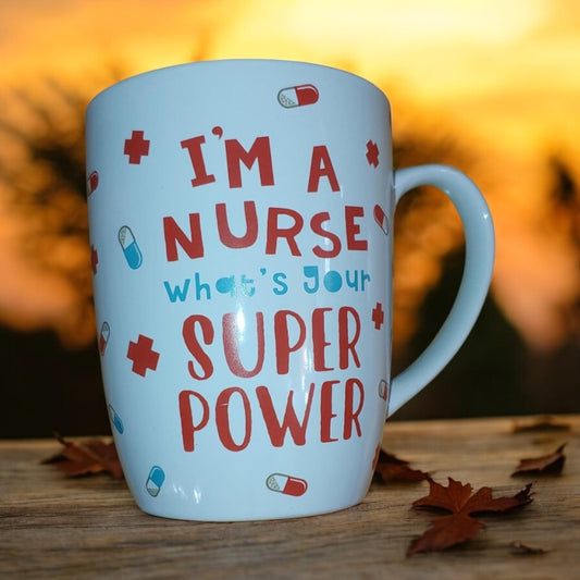 Vintage Collectible Nurse Superpower Mug
