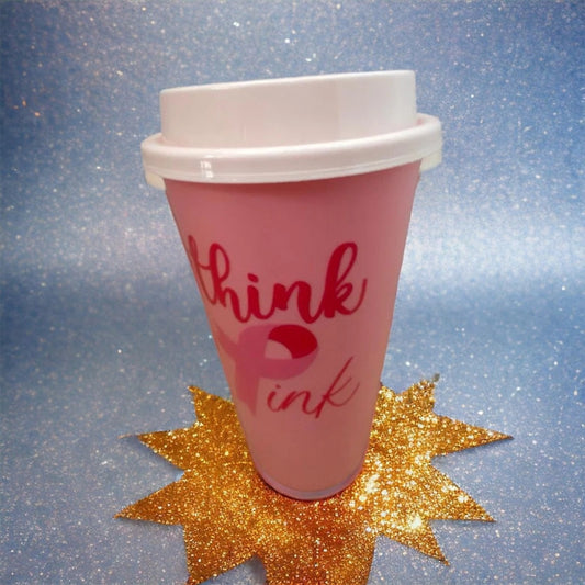 ‘Think Pink’  TRAVEL CUP
