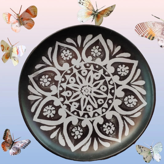 Unique Mark Melamine Marakech Pattern Plate