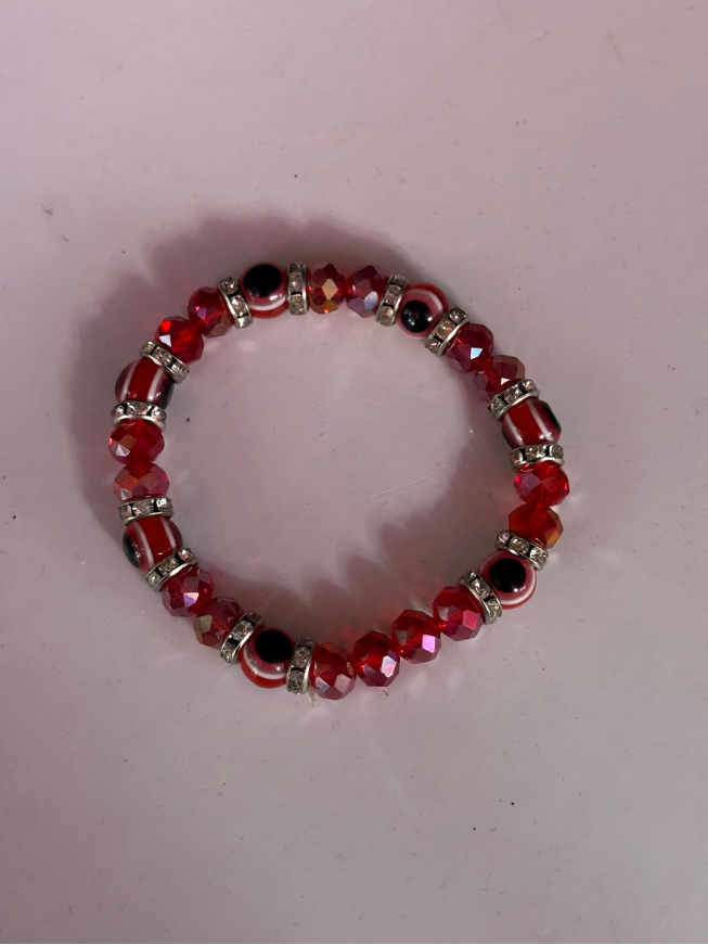 Red Beaded Bracelet