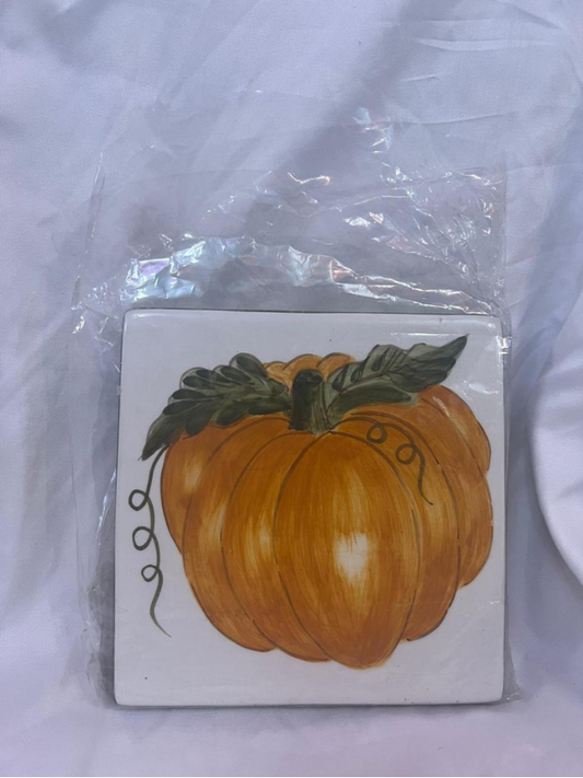 Vintage William - Sonoma Decorative Ceramic Pumpkin Trivet