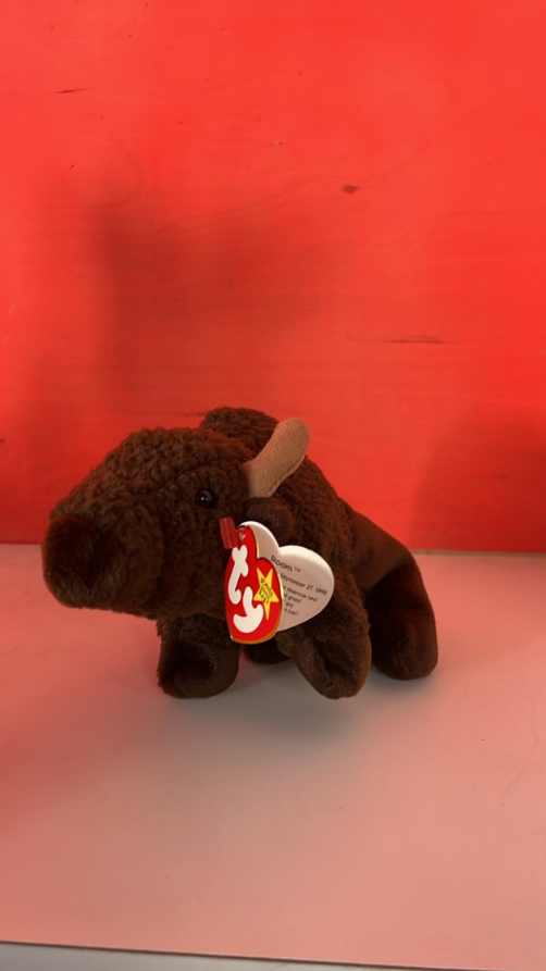 6.5" Vintage TY 1998 Beanie Babies Roam Buffalo Retired