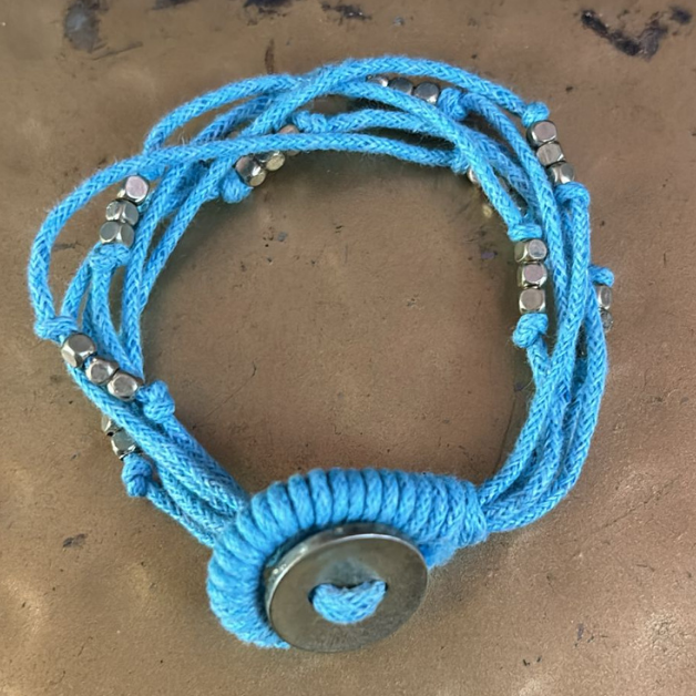 Blue String Bracelet