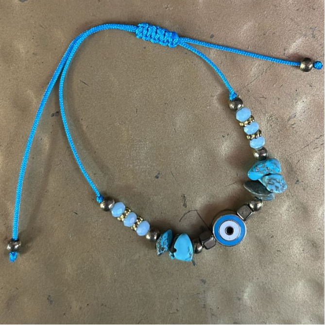Blue String Bracelet