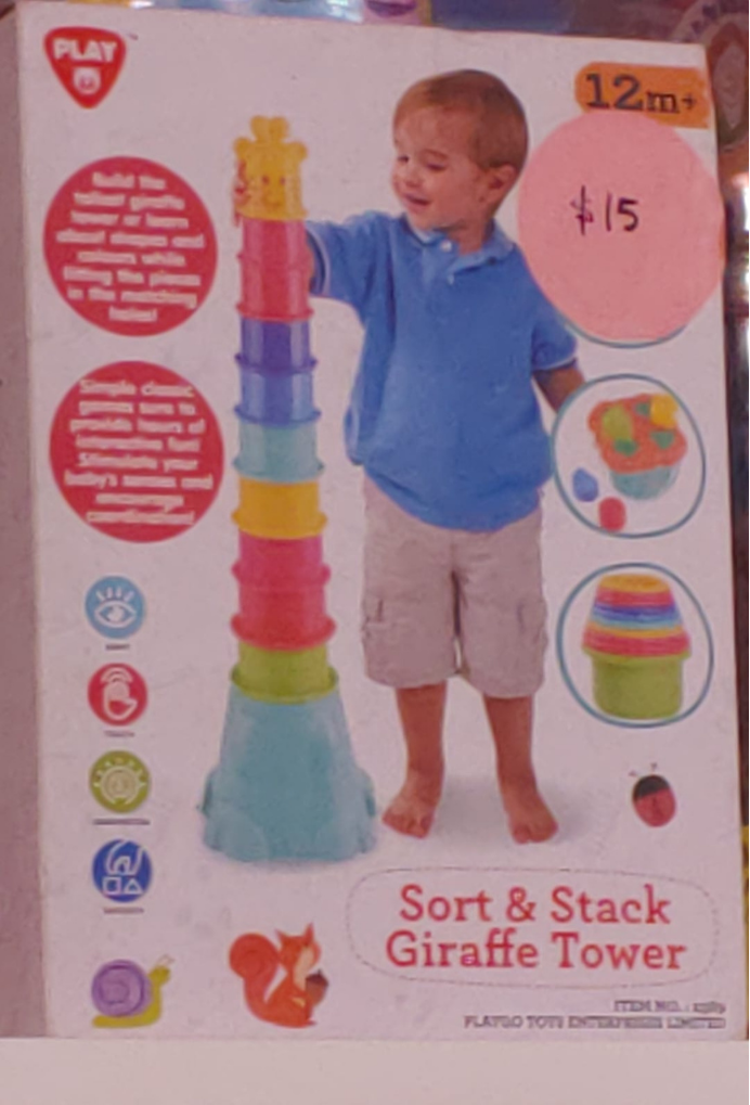 Sort & Stack Giraffe Tower
