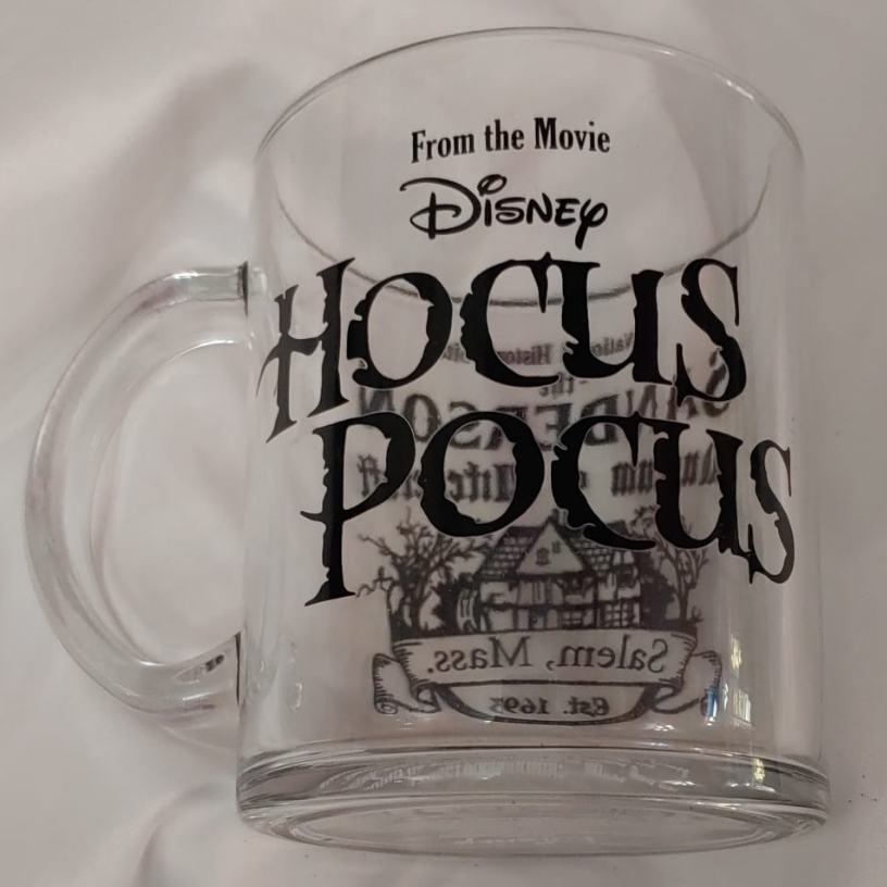 Vintage Disney Hocus Pocus Glass Mug