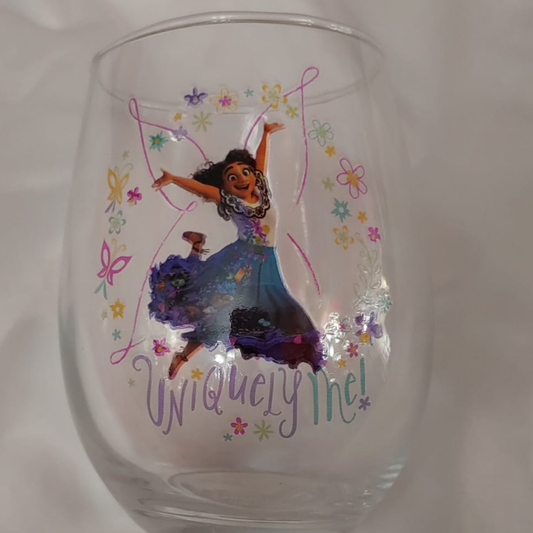 Vintage Uniquely Mel Encanto Stemless Wine Glass