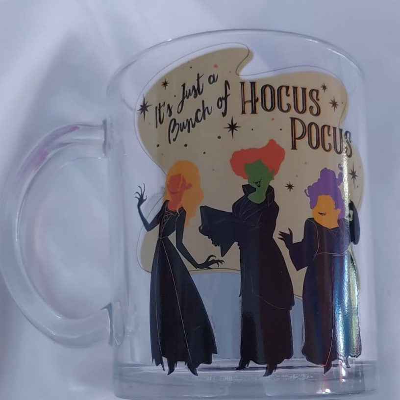 Vintage Disney Hocus Pocus Glass Mug