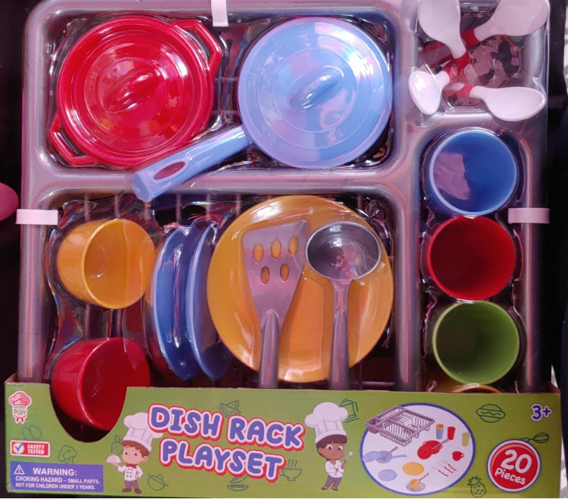 Dish Rack Playset (20 pcs)