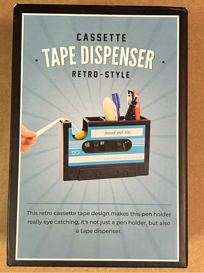 Vintage Cassette Tape  Dispenser