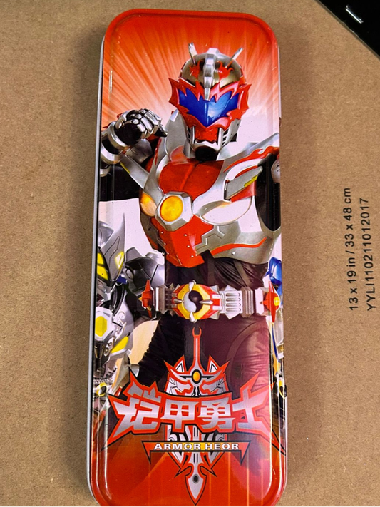 Armor Hero Metal Pencil Case