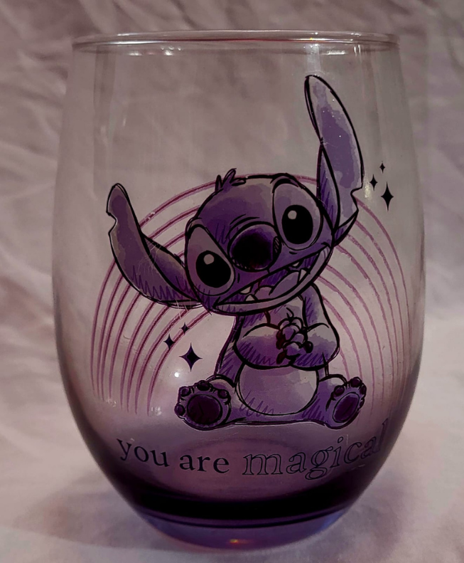 20oz Vintage Collectible “You Are Magical” Stitch Stemless Glass