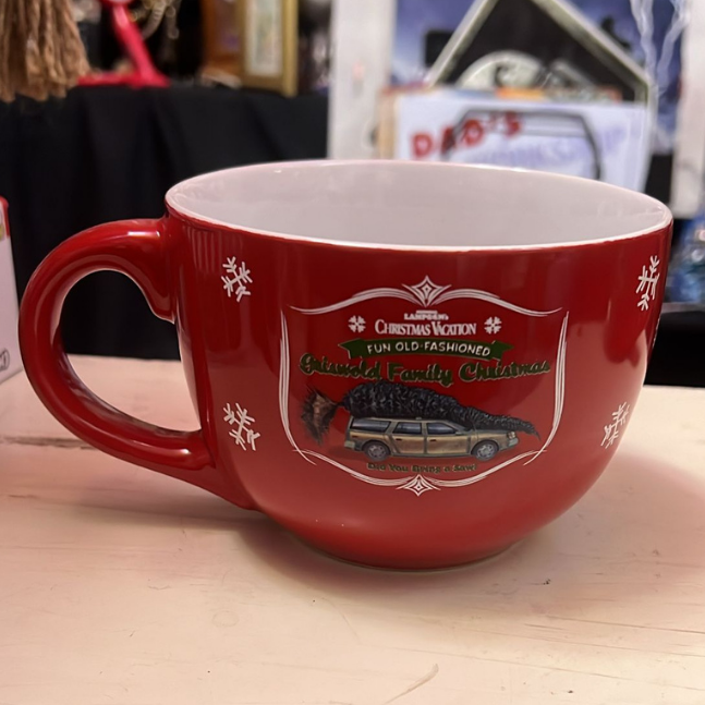 Vintage Grismold Family Christmas Red Mug