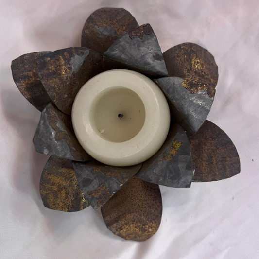 Vintage Flower Candle Holder