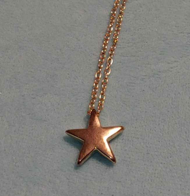 Brass Star Necklace