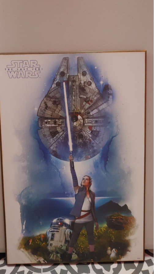 12.5" x 18.5" Star Wars: The Last Jedi Wood Artwork