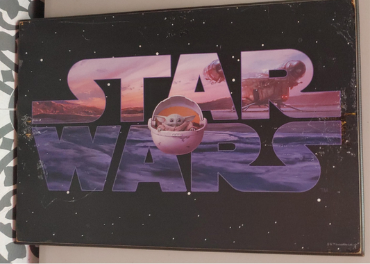 12.5" x 18.5" Star Wars: Grogu / Baby Yoda Wood Artwork