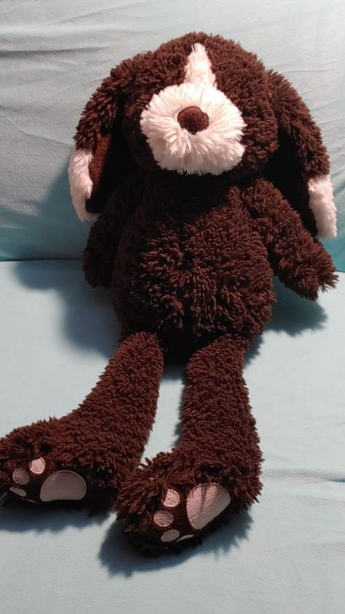 20" Vintage Brown Bunny Plush