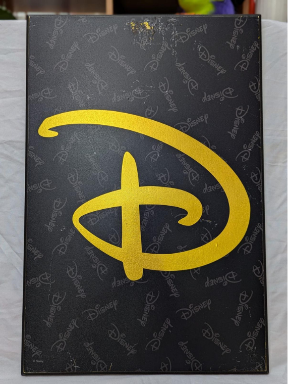 13x19 Vintage Disney Logo wood Artwork