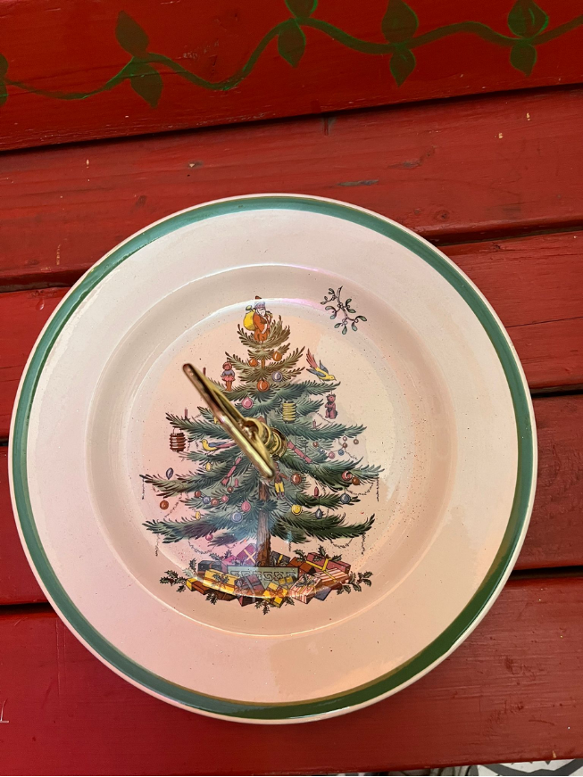 10.5"Discontinued Vintage Spode Christmas Tree Plate