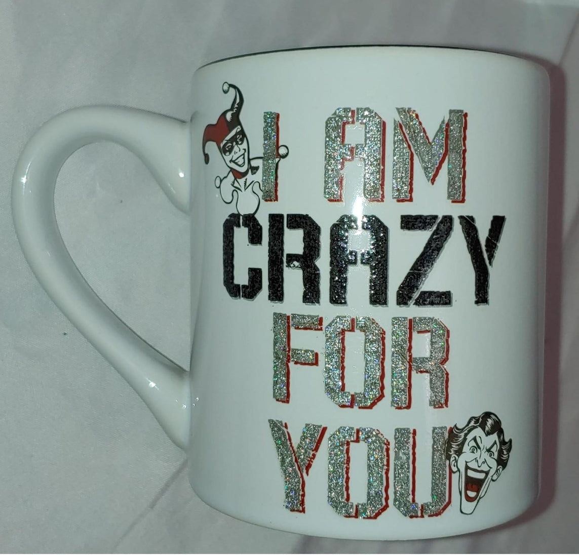 Vintage Collectible Joker & Harley Quinn Mug