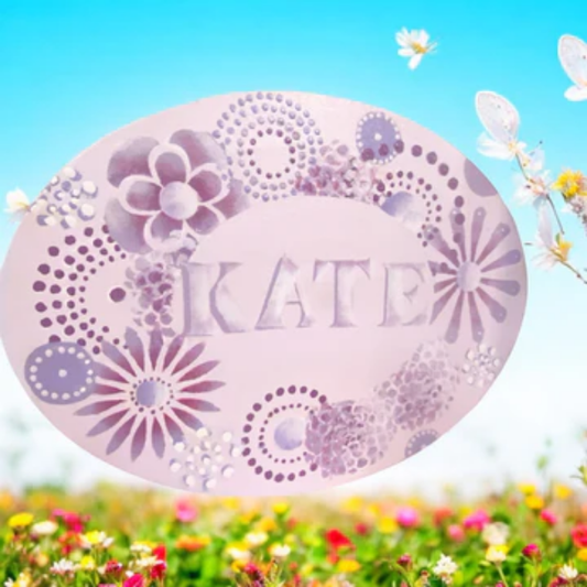 Handpainted “Kate” Floral Wall Sign