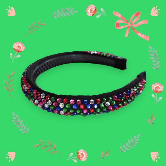 Colorful Bejeweled Headband