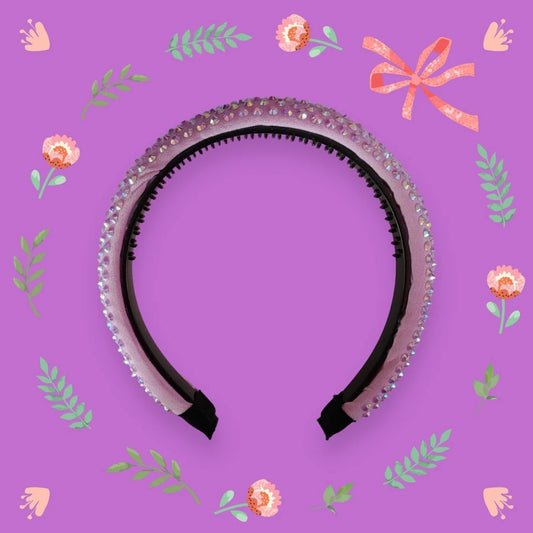Light Purple Bedazzled Headband