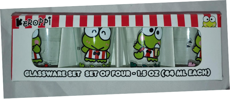 Vintage Collectable 1.5oz Keroppi (4pcs)