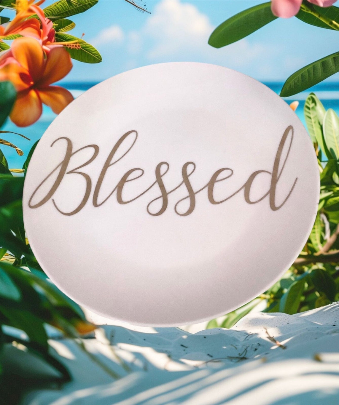 Blessed, Ceramic Plate