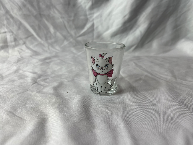 Vintage  Collectable Disney Marie Cat Shot Glass