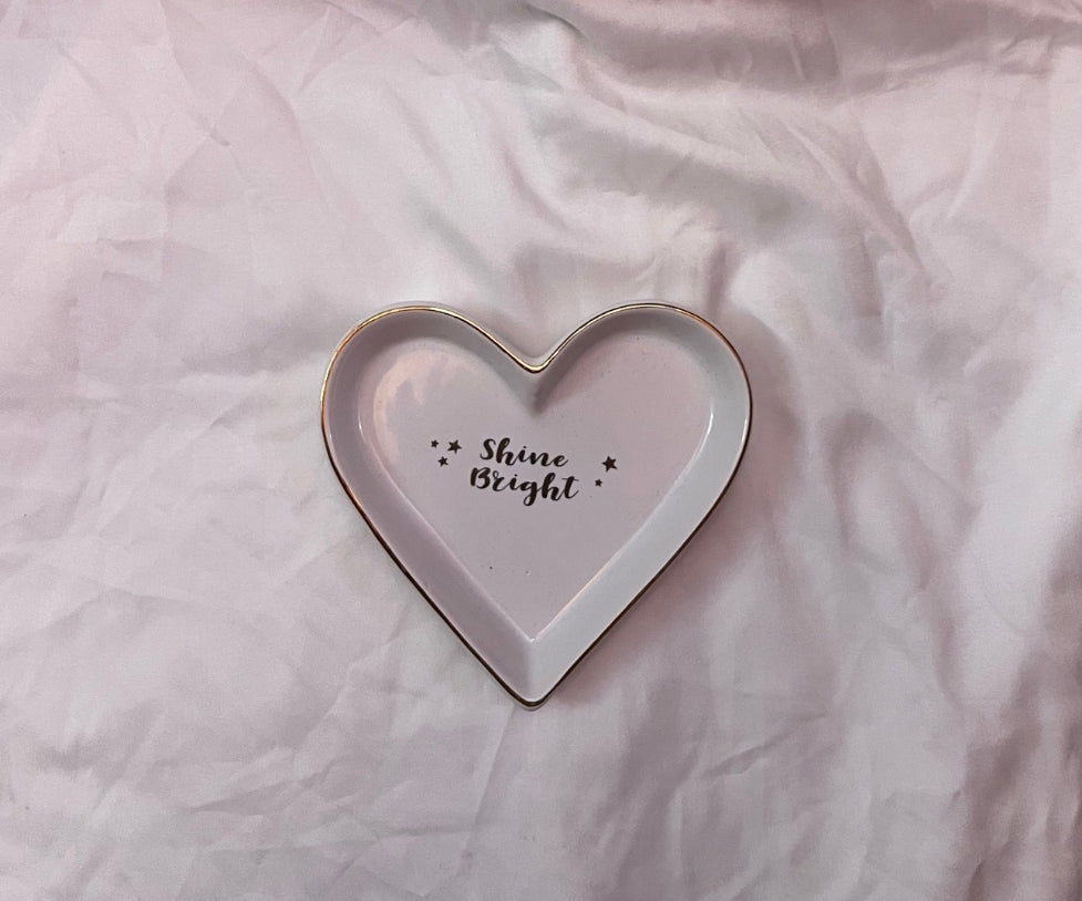 Shine Bright Heart Plate